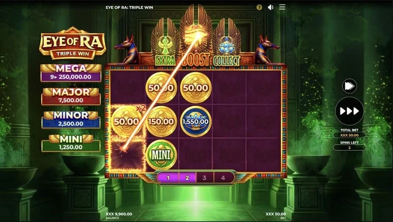 Eye of Ra Triple Win – stór útgreiðsla eftir að kistur hafa verið safnað